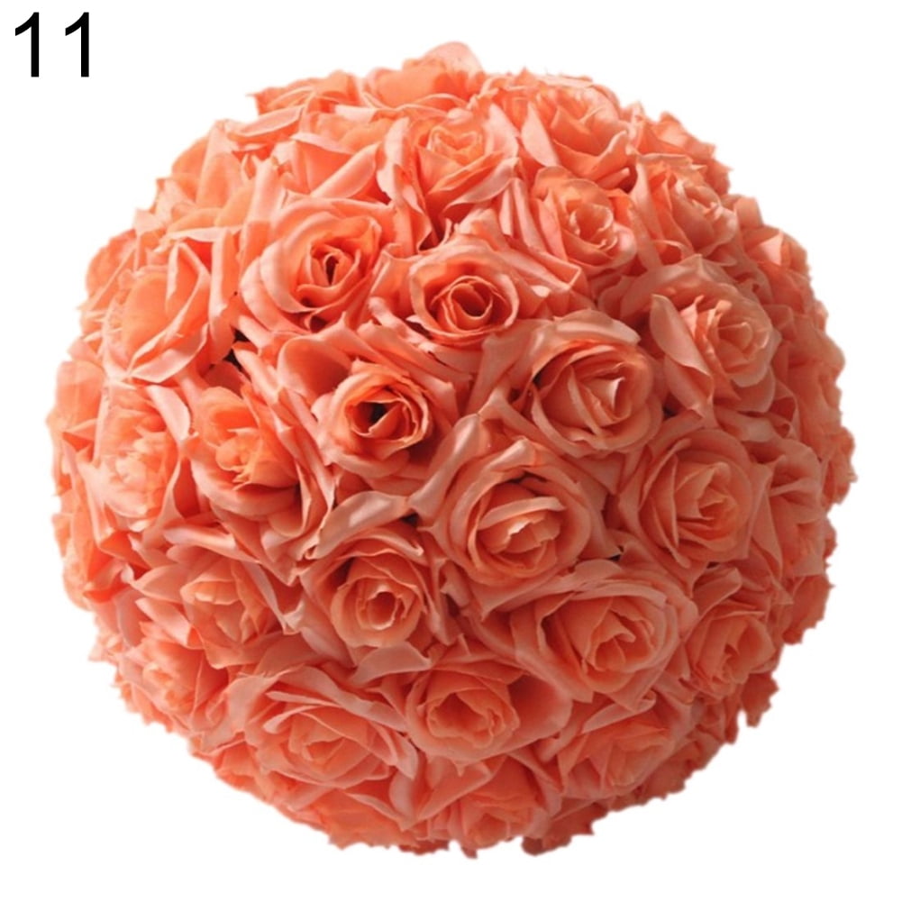 Yesbay Flower Ball Rose Flower Balls Romantic Realistic Rose Blossoms