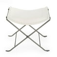 thumbnail image 3 of Butler Melton White Leather Stool, 3 of 6
