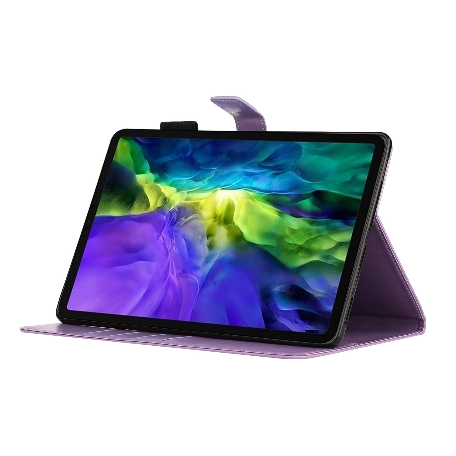TECH CIRCLE Case for Apple iPad 10th Generation 10.9 Inch 2022,PU Leather Folio Flip Stand Smart Protective Cover with Auto Wake/Sleep Pencil Holder Soft Back Cover for iPad 10th Gen 10.9",Purple