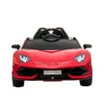 thumbnail image 4 of 12V Lamborghini Aventador SVG Sports 1 Seater Ride on Car (Red), 4 of 5