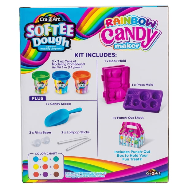 Cra-Z-Art Softee Dough Rainbow Candy Maker Kit for Classrooms