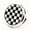Black And White Grid, variant on Premium 3D Metal Front Grille Emblem - Durable Zinc Alloy Car Badge with Crystal Epoxy Finish, Fits Mini Cooper S & JCW Models, Easy Installation, Weather-Resistant, and Long-Lasting