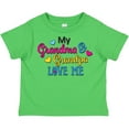 thumbnail image 3 of Inktastic My Grandma and Grandpa Love Me with Hearts Boys or Girls Toddler T-Shirt, 3 of 5