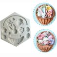 thumbnail image 2 of Leutsin Easter Silicone Baking Mold Cake Decoration Rabbit Basket Flower Bunny Eggs, 2 of 8
