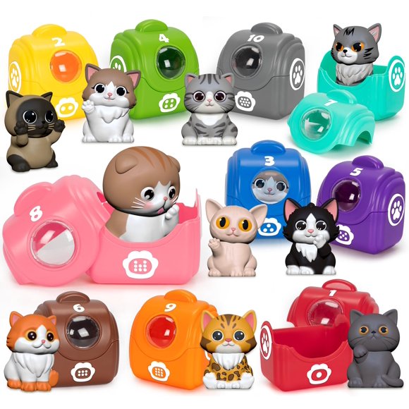 Juguete didáctico Aigybobo Cat para niños de 1 a 3 años con 20 unidades
