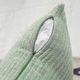 thumbnail image 5 of Lumbar Pillow Cover 2 Pack Decorative Striped Corduroy Rectangle Cushion Covers Oblong Pillow Covers For Couch16 x 16, 5 of 5