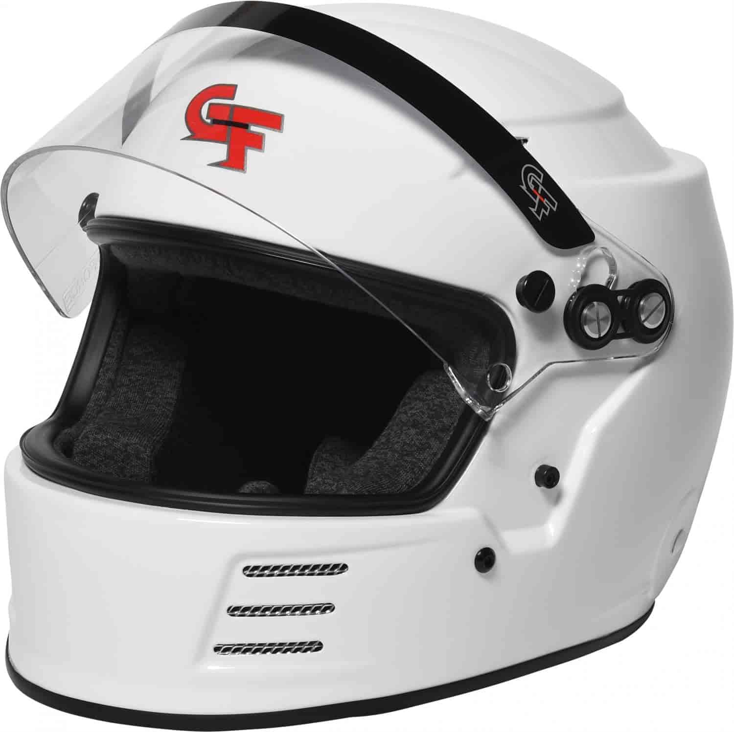 G-FORCE 3419WH RookieAuto Racing Helmet Full Face SFI 24.1 - One Size Fits All - White