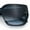 All Navy, variant on Womens 90s Designer Fashion Rimless Plastic Thick Temple Butterfly Sunglasses [All Black]