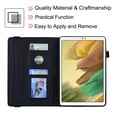 thumbnail image 5 of Embossed Mandala Case for Galaxy Tab A7 Lite 2021, SM-T220 SM-T225 Cover, Allytech Multiple Angle Viewing Stand PU Leather Shockproof Wallet Case for Samsung Galaxy Tab A7 Lite 8.4" 2021, Black, 5 of 5