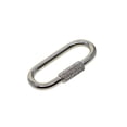 thumbnail image 4 of Escalada de roca montañismo carabiner d-anillo al aire libre senderismo llavero llavero colgar ganchos portátil manguera cable cadena enlace plata 12 paquetes kenally  HA010907-01, 4 of 7