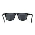 thumbnail image 4 of Polarized Gentlemens Classic Fashion Horn Rim Sunglasses Shiny Black, 4 of 4