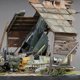 thumbnail image 2 of Kit de Construcción de Almacén de Madera a Escala 1:35, Decoración Sin Pintar, Accesorio, Modelo Arquitectónico único, Bricolaje para Micropaisaje., 2 of 9
