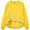 Yellow, variant on Baqcunre Womens Sweatshirt Crew Neck Fleece Pullover Top Oversized Sweatshirt, 1PC Sweatshirt Khaki L