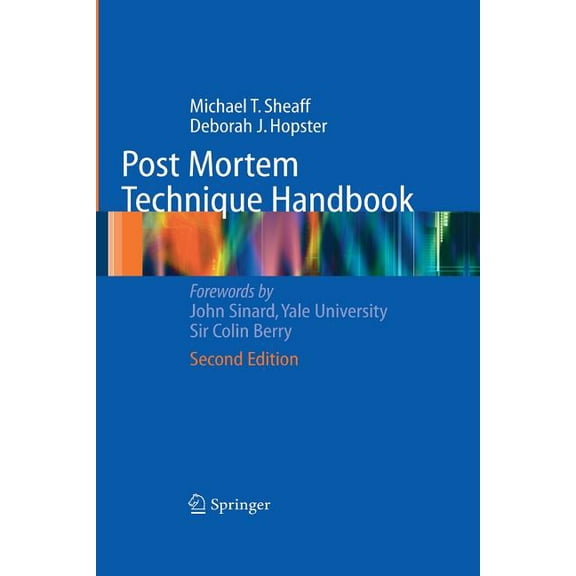 Post Mortem Technique Handbook, (Paperback)