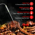 thumbnail image 3 of ThermoPro TP17HW Digital Meat Thermometer with 4 Temperature Probes, HI/LOW Alarm Smoker Food Thermometer with Colored Backlit LCD, BBQ Thermometer for Cooking Grilling Kitchen Oven Barbecue Turkey, 3 of 10