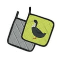 thumbnail image 2 of Caroline's Treasures Blue Swedish Duck Green Pair of Pot Holders, 2 of 3