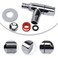 thumbnail image 3 of Washing Machine Faucet Water Stop Quick Opening Angle Valve G1/2 Interface Stainless Steel Angle Valve Bathroom Accessories, 3 of 9