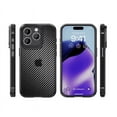 thumbnail image 2 of Phone Case for Iphone 14 15 plus pro max carbon fibre Fall prevention Fashion Phone Case, 2 of 2