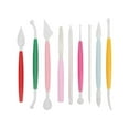 thumbnail image 2 of Outils en Plastique pour Enfants, Outils de Modélisation en Plastique pour Enfants Matériau Plastique 9 Pcs Anti-Rayures pour École pour Maison pour Bricolage, 2 of 7