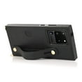 thumbnail image 3 of Dteck Case For Samsung Galaxy S20 Ultra(6.9 inches),Luxury PU Leather Adjustable Strap Shockproof Rubber Protective Back Phone Kickstand Hybrid Cover,Black, 3 of 6