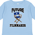 thumbnail image 4 of Inktastic Future Filmmaker Director Chair Boys or Girls Long Sleeve Toddler T-Shirt, 4 of 5
