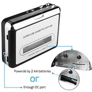DIGITNOW Portable USB Cassette Tape Player Capture MP3 Audio Music, Compatible With Laptop and Personal Computer, Convert Walkman Tape Cassette To MP3 Format