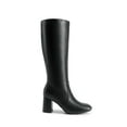 thumbnail image 4 of DREAM PAIRS Women's Knee-High Heeled Boots, Zip-Up Fashion Dress Boots, 4 of 10