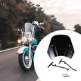 thumbnail image 4 of Deflector de viento para motocicleta Zulema parabrisas negro, 4 of 6