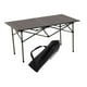 thumbnail image 3 of Mesa auxiliar para acampar al aire libre, portátil, compacta, estable, fácil de instalar, para 2 a 4 personas, para barbacoas, cocina al aire libre y plateado, 3 of 8