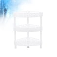 thumbnail image 5 of Tineasur Multi Layer Corner Rack Plastic Storage Homeowners Bathroom Shelves 1Set, 5 of 8