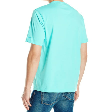 IZOD - IZOD Mens Double-Layer Jersey Basic T-Shirt, blue, Small ...