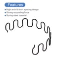 thumbnail image 4 of Unique Bargains 15.7' Round Sofa Spring Replacement Kit for Furniture Couch Repair, Black, 4 of 4