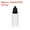 Black, variant on Uxcell Plastic 15ml/0.5 oz Small Mouth Drop Bottle White, 10 Counts