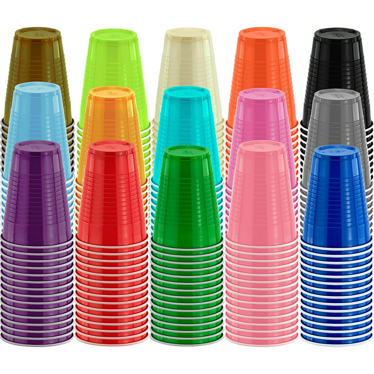 Turquoise 16 oz Plastic Cups 240 ct