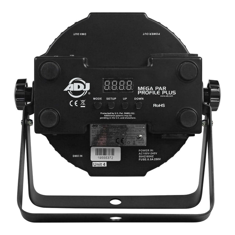 American DJ MEGA FLAT PAK PLUS 4x Mega Par Profile Lights+