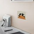 thumbnail image 5 of Yayeee Toggle Light Switch Wall Plate 3-Gang 6.37"x4.48" Decorative Outlet Cover, Sleeping Black Cat, 5 of 7