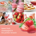 thumbnail image 3 of Yankee Candle Car Jar Ultimate White Strawberry Bellini Scent, Hanging Car Air Freshener, 1 Count, 3 of 5