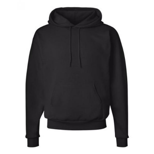 Hanes - Hanes Men's Fleece Full Cut Hood Pullover Hoodie, BLACK, XX ...