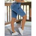 thumbnail image 6 of Apay Jeans for Women   Hole Denim Shorts  Casual and Versatile Suitable for Daily Travel Regular Size, 6 of 6
