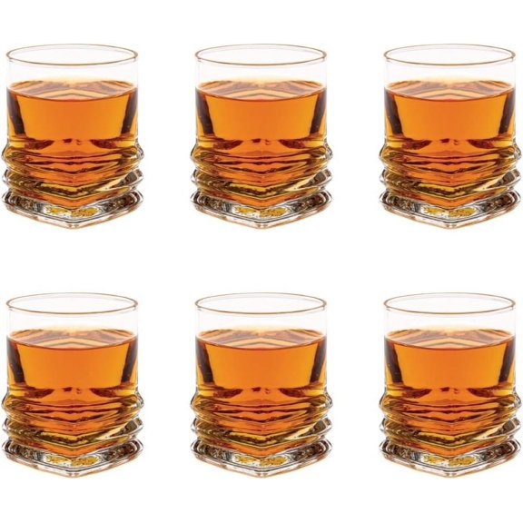Vikko 2.75 Oz Shot Glasses Drinkware for Liquor & Espresso 6-Pc Shot Glass Set, Elegant