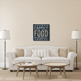 thumbnail image 3 of Global Gallery's 'Football I Blue' By Michael Mullan Stretched Canvas Wall Art, 3 of 4