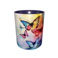 thumbnail image 2 of Butterfly Watercolor Coffee Mug Fun Custom Ceramic Mugs 11oz Navy Blue, 2 of 5
