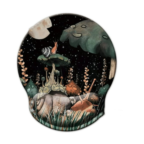 CCOCC Mouse Pad with Wrist Support,Relieve Pressure and Reduce Discomfort Desk Mat,Beautiful Patterns and Colors Wrist Support