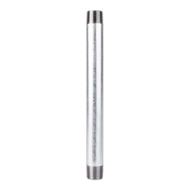 Nipple STZ Industries de acero galvanizado de 3/4 pulgadas MIP x 10 pulgadas