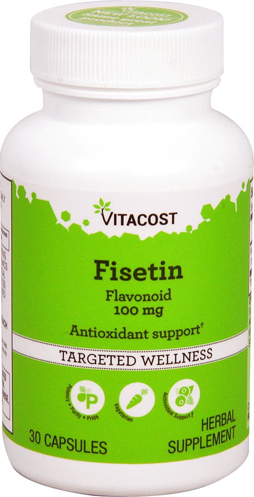 Fisetin Flavonoid 100 mg 30 Capsules