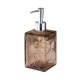 thumbnail image 2 of Dispensador de jabón de vidrio texturizado, botella recargable de jabón líquido para manos con bomba para baño, cocina, gel de ducha, champú, loción, 17.8x7 cm, 2 of 6