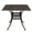 Square | Bronze, variant on Hassch Patio Bistro Table - 35.43" Round Cast Aluminum Outdoor Dining Table with Umbrella Hole, Easy Clean & Assemble - Bronze