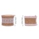thumbnail image 2 of unbranded 2Ud De Arpillera Con Encaje Para Manualidades Material Natural Decorativo Multicolor, 2 of 6