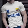 thumbnail image 2 of Ecuador Soccer Jersey Number Nine Ecuadorian Flag Futebol Men Women Tshirt Graphic Print U, 2 of 6