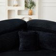 thumbnail image 3 of Leumius 53" Single Sofa,Oversized Modular Sofa Lounge Chair with Stylish Envelop Sesign Pillow,Pentagonal Sofa Boneless Couch for Living Room,Black Corduroy, 3 of 15